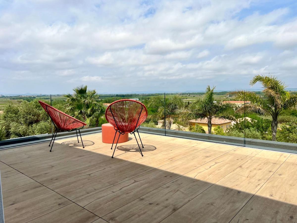 Villa D'Exception Avec Piscine A Debordement - Vue Panoramique Saint-Nazaire  المظهر الخارجي الصورة